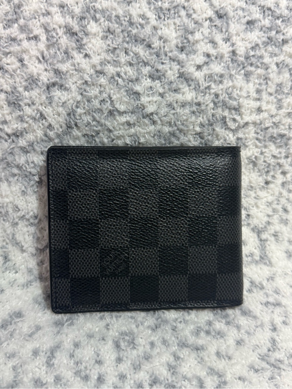 Men's Black Damier Graphite with coin pocket Bi-Fold Wallet - Louis Vuitton - Picture 2 of 6